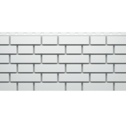 ФАСАДНАЯ ПАНЕЛЬ FLEMISH БЕЛЫЙ STANDART 1,183*0,443 (DOCKE)