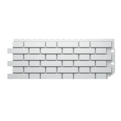 ФАСАДНАЯ ПАНЕЛЬ FLEMISH БЕЛЫЙ STANDART 1,183*0,443 (DOCKE)