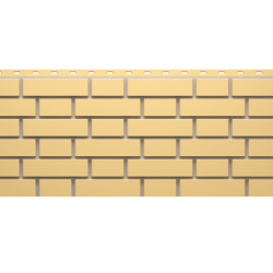 ФАСАДНАЯ ПАНЕЛЬ FLEMISH ЖЕЛТЫЙ STANDART 1,183*0,443 (DOCKE)