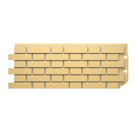 ФАСАДНАЯ ПАНЕЛЬ FLEMISH ЖЕЛТЫЙ STANDART 1,183*0,443 (DOCKE)