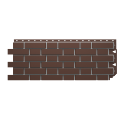 ФАСАДНАЯ ПАНЕЛЬ FLEMISH КОРИЧНЕВЫЙ STANDART 1,183*0,443 (DOCKE)