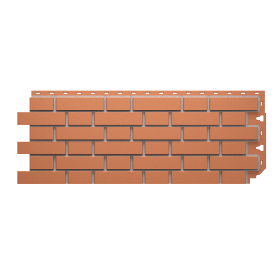 ФАСАДНАЯ ПАНЕЛЬ FLEMISH КРАСНЫЙ STANDART 1,183*0,443 (DOCKE)