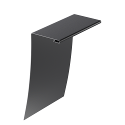 УНИВЕРСАЛЬНЫЙ ОКОЛООКОННЫЙ ПРОФИЛЬ ГРАФИТ 89х254мм 3,0м ДЛЯ САЙДИНГА (DOCKE)