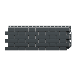 ФАСАДНАЯ ПАНЕЛЬ FLEMISH ТЕМНО-СЕРЫЙ STANDART 1,183*0,443 (DOCKE)