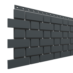 ФАСАДНАЯ ПАНЕЛЬ FLEMISH ТЕМНО-СЕРЫЙ STANDART 1,183*0,443 (DOCKE)