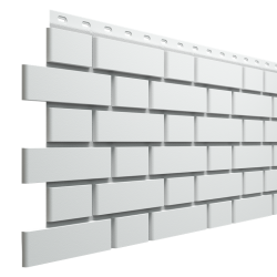 ФАСАДНАЯ ПАНЕЛЬ FLEMISH БЕЛЫЙ STANDART 1,183*0,443 (DOCKE)