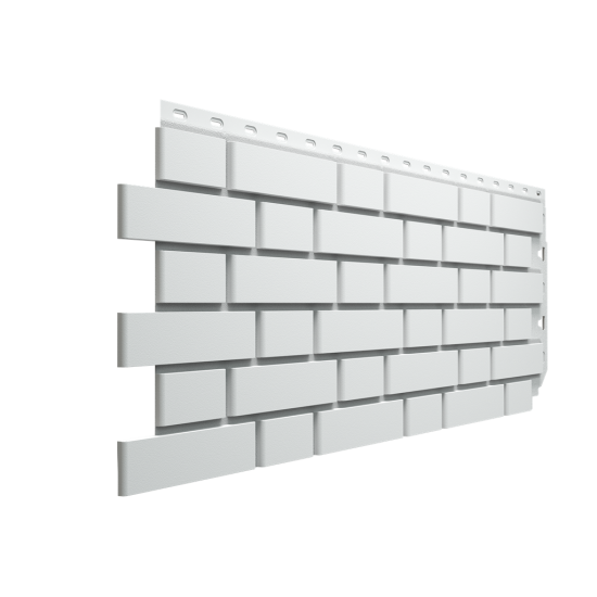 ФАСАДНАЯ ПАНЕЛЬ FLEMISH БЕЛЫЙ STANDART 1,183*0,443 (DOCKE)