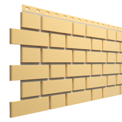 ФАСАДНАЯ ПАНЕЛЬ FLEMISH ЖЕЛТЫЙ STANDART 1,183*0,443 (DOCKE)