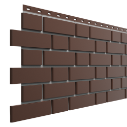 ФАСАДНАЯ ПАНЕЛЬ FLEMISH КОРИЧНЕВЫЙ STANDART 1,183*0,443 (DOCKE)