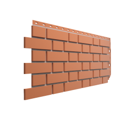 ФАСАДНАЯ ПАНЕЛЬ FLEMISH КРАСНЫЙ STANDART 1,183*0,443 (DOCKE)