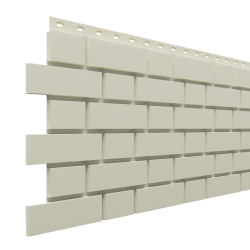 ФАСАДНАЯ ПАНЕЛЬ FLEMISH МОЛОЧНЫЙ STANDART 1,183*0,443 (DOCKE)