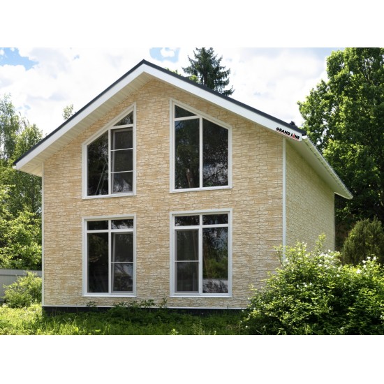 Фасадная Панель Крымский Сланец СЛОНОВАЯ КОСТЬ Я-ФАСАД 1,487*0,306 (GRAND-LINE)
