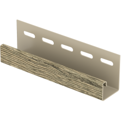 J-ПЛАНКА ЩЕПА НАТУРАЛЬНЫЙ ОРЕХ 3,05м ДЛЯ ФАСАДНЫХ ПАНЕЛЕЙ ХОКЛА S-LOCK Ю-ПЛАСТ