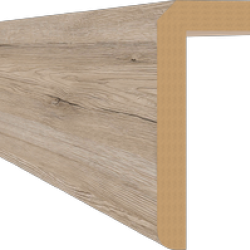 СКЛАДНОЙ УГОЛ МДФ ДУБ САНРЕМО БЕЖЕВЫЙ 2,7м (STELLA)