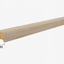 ИНТЕРЬЕРНАЯ РЕЙКА МДФ ДУБ СОНОМА МИЛАНА 2,7м (STELLA)