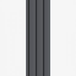 СТЕНОВАЯ ПАНЕЛЬ РЕЕЧНАЯ МДФ BLACK LEAD BEATS DE LUXE (STELLA)