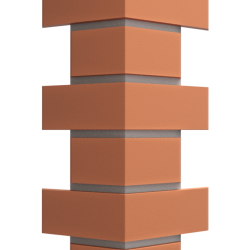 УГОЛ ДЕКОРАТИВНЫЙ FLEMISH КРАСНЫЙ STANDART 443мм (DOCKE)