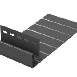 J-фаска ГРАФИТОВАЯ для сайдинга 3,05 м. (U-Plast)