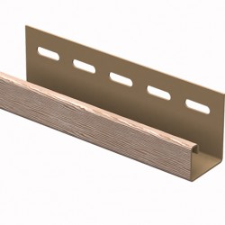 J-планка ДУБ НАТУРАЛЬНЫЙ для «ТИМБЕР БЛОК» 3,05м (U-Plast)