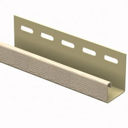 J-планка ЯСЕНЬ ЗОЛОТИСТЫЙ для «ТИМБЕР БЛОК» 3,05м (U-Plast)