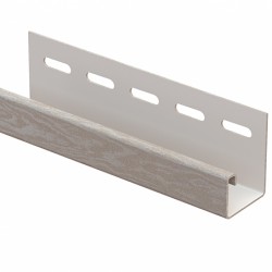 J-планка КЕДР ПОЛЯРНЫЙ для «ТИМБЕР БЛОК» 3,05м (U-Plast)