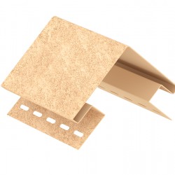 Угол наружный КИРПИЧ ПЕСОЧНЫЙ для «СТОУН ХАУС» 3,05м (U-Plast)