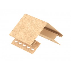 НАРУЖНЫЙ УГОЛ КИРПИЧ ПЕСОЧНЫЙ 3,05м ДЛЯ ФАСАДНЫХ ПАНЕЛЕЙ СТОУН-ХАУС Ю-ПЛАСТ