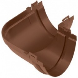 УГОЛ ЖЕЛОБА 90гр ПВХ D115 (АЛЬТА ПРОФИЛЬ СТАНДАРТ)