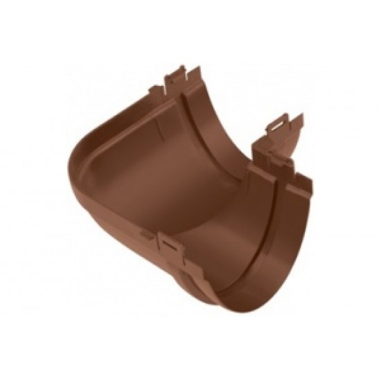 УГОЛ ЖЕЛОБА 90гр ПВХ D115 (АЛЬТА ПРОФИЛЬ СТАНДАРТ)