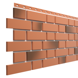 ФАСАДНАЯ ПАНЕЛЬ FLEMISH КРАСНЫЙ ЖЖЕНЫЙ PREMIUM 1,183*0,443 (DOCKE)