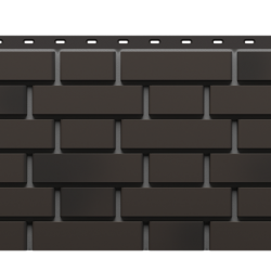 ФАСАДНАЯ ПАНЕЛЬ FLEMISH ТЕМНО-КОРИЧНЕВЫЙ PREMIUM 1,183*0,443 (DOCKE)