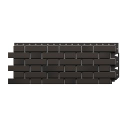 ФАСАДНАЯ ПАНЕЛЬ FLEMISH ТЕМНО-КОРИЧНЕВЫЙ PREMIUM 1,183*0,443 (DOCKE)