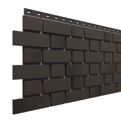 ФАСАДНАЯ ПАНЕЛЬ FLEMISH ТЕМНО-КОРИЧНЕВЫЙ PREMIUM 1,183*0,443 (DOCKE)