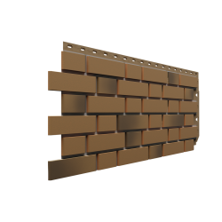 ФАСАДНАЯ ПАНЕЛЬ FLEMISH КОФЕЙНЫЙ PREMIUM 1,183*0,443 (DOCKE)