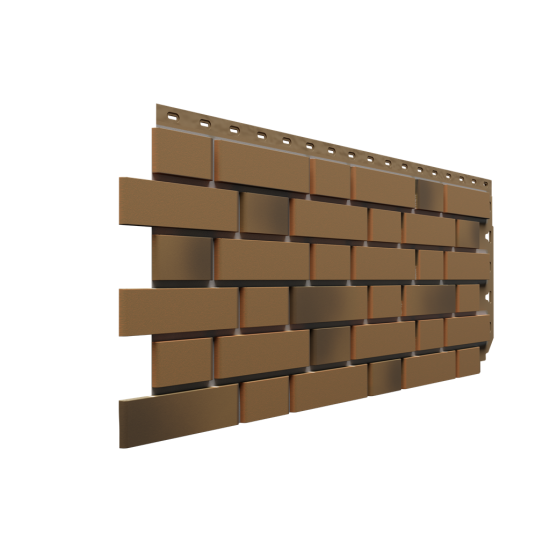 ФАСАДНАЯ ПАНЕЛЬ FLEMISH КОФЕЙНЫЙ PREMIUM 1,183*0,443 (DOCKE)