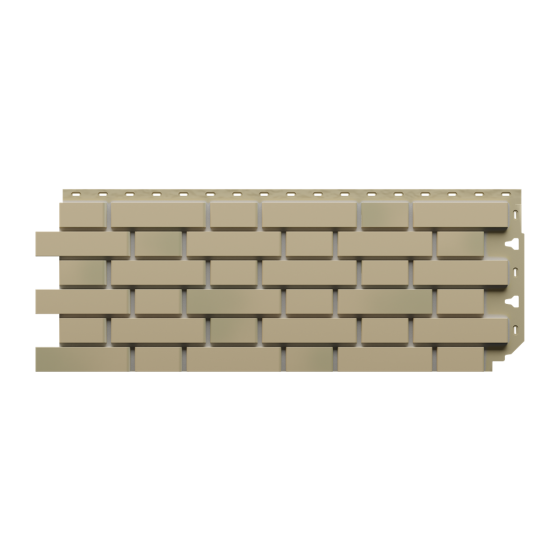 ФАСАДНАЯ ПАНЕЛЬ FLEMISH ЯНТАРНЫЙ PREMIUM 1,183*0,443 (DOCKE)