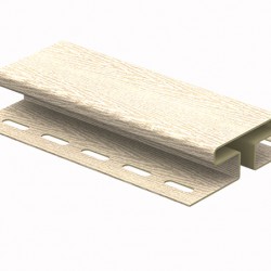 Н-планка ЯСЕНЬ ЗОЛОТИСТЫЙ для «ТИМБЕР БЛОК» 3,05м (U-Plast)