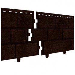 Сайдинг Кирпич Коричневый «Стоун хаус» 0,23*3,025м (U-Plast)