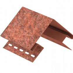 Угол наружный КИРПИЧ КРАСНЫЙ для «СТОУН ХАУС» 3,05м (U-Plast)