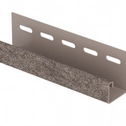 J-планка СЛАНЕЦ БЕЖЕВЫЙ для «СТОУН ХАУС» 3,05м (U-Plast)