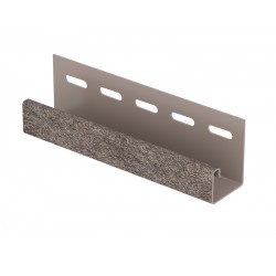 J-ПЛАНКА СЛАНЕЦ БЕЖЕВЫЙ 3,05м ДЛЯ ФАСАДНЫХ ПАНЕЛЕЙ СТОУН-ХАУС Ю-ПЛАСТ