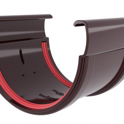 СОЕДИНИТЕЛЬ ЖЕЛОБА ПВХ D135 (GRAND-LINE ДИЗАЙН)