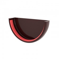 ЗАГЛУШКА ЖЕЛОБА ПВХ D120 (GRAND-LINE КЛАССИКА)