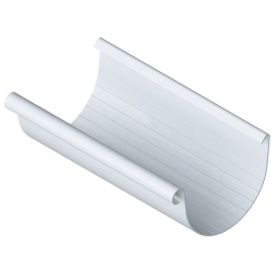 ЖЕЛОБ ВОДОСТОЧНЫЙ ПВХ D125 3,0 (АЛЬТА ПРОФИЛЬ ЭЛИТ)