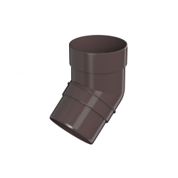 КОЛЕНО ТРУБЫ ПВХ 135гр D80 (ТЕХНО-НИКОЛЬ)