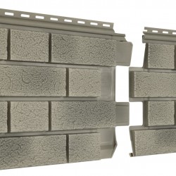 Сайдинг С-ЛОК КЛИНКЕР БАЛТИК ХОЛОДНЫЙ ЦЕМЕНТ «Стоун хаус» 0,292*1,95м (U-Plast)