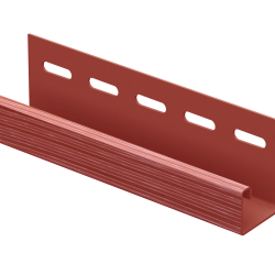 J-планка КОЛОР БРУСНИКА для «ХОКЛА» 3,05м (U-Plast)