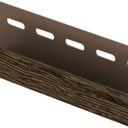 J-планка ЩЕПА КАШТАНОВАЯ для «ХОКЛА» 3,05м (U-Plast)
