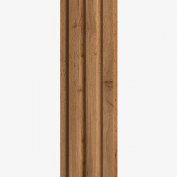 СТЕНОВАЯ ПАНЕЛЬ РЕЕЧНАЯ МДФ ПЕКАН BEATS LIGHT (STELLA)