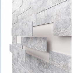 ПАНЕЛЬ МДФ БЕТОН ЧИКАГО 3D Комплект Досок (STELLA)